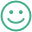 Happy face icon representing client satisfaction with static ads