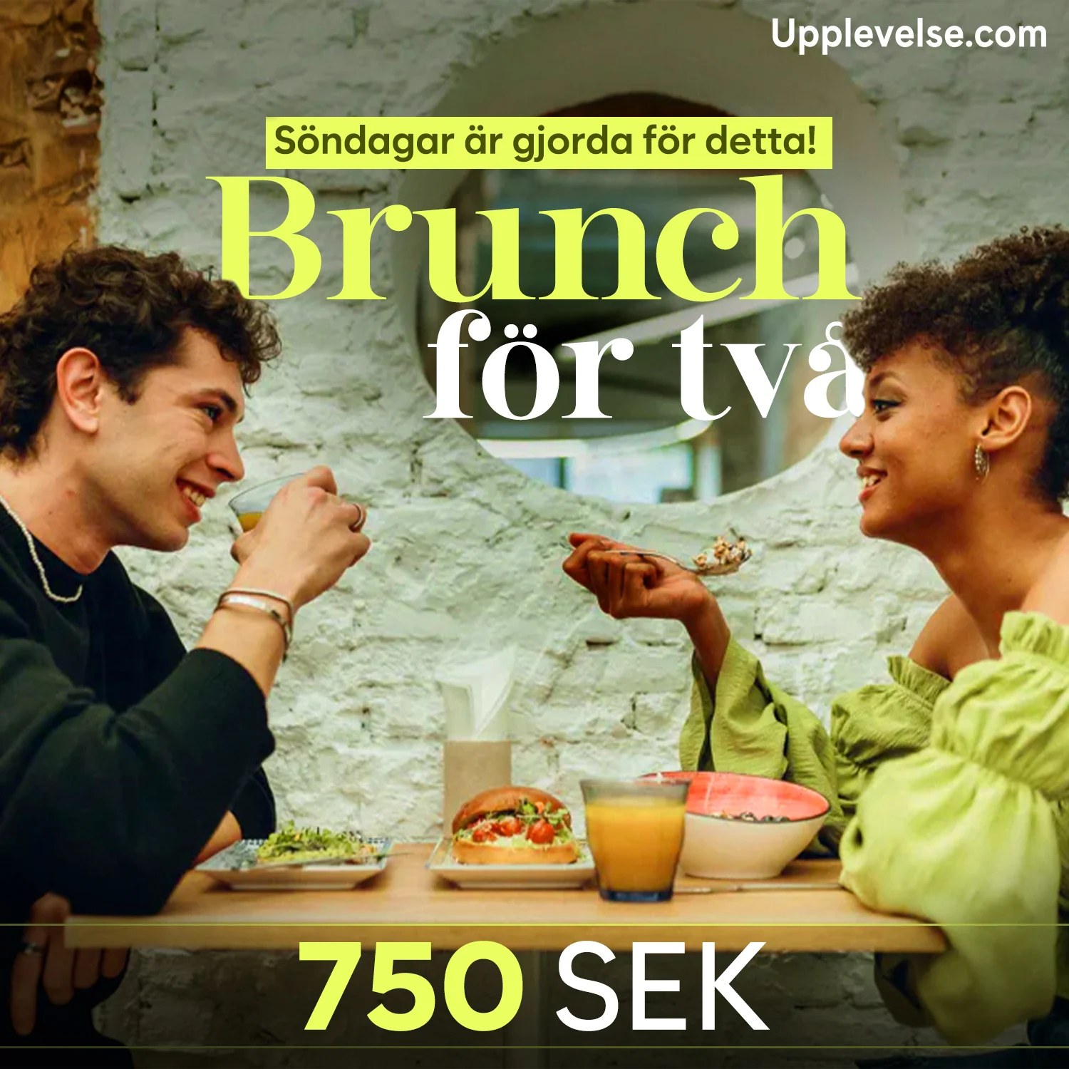Upplevelse.com Swedish gift experience static ad creative variant 7 by StaticMint